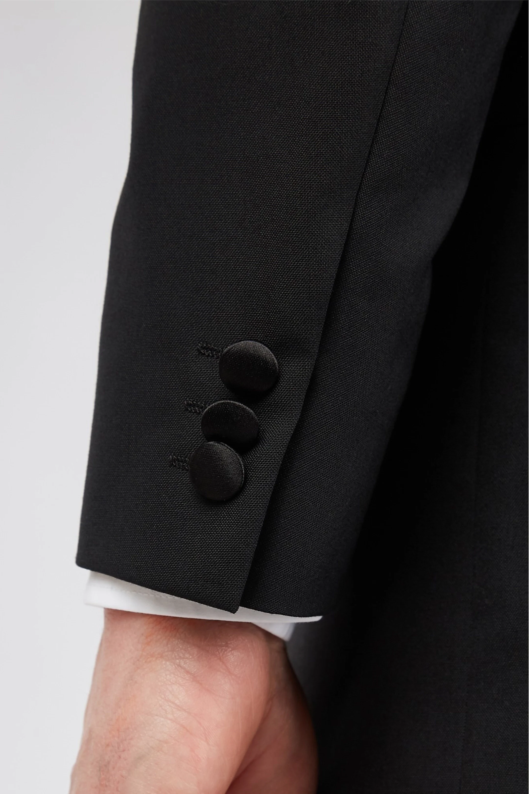 Black Slim Fit Dinner Suit - Image 5