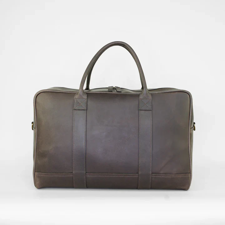 Brown Harris Tweed Holdall - Image 3