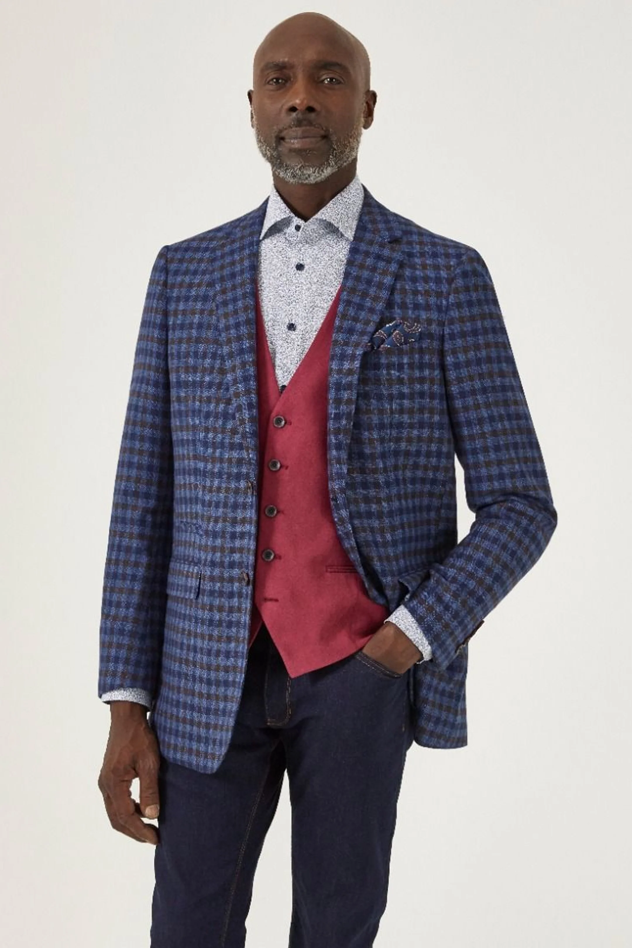 Camplin Raspberry Waistcoat - Image 5