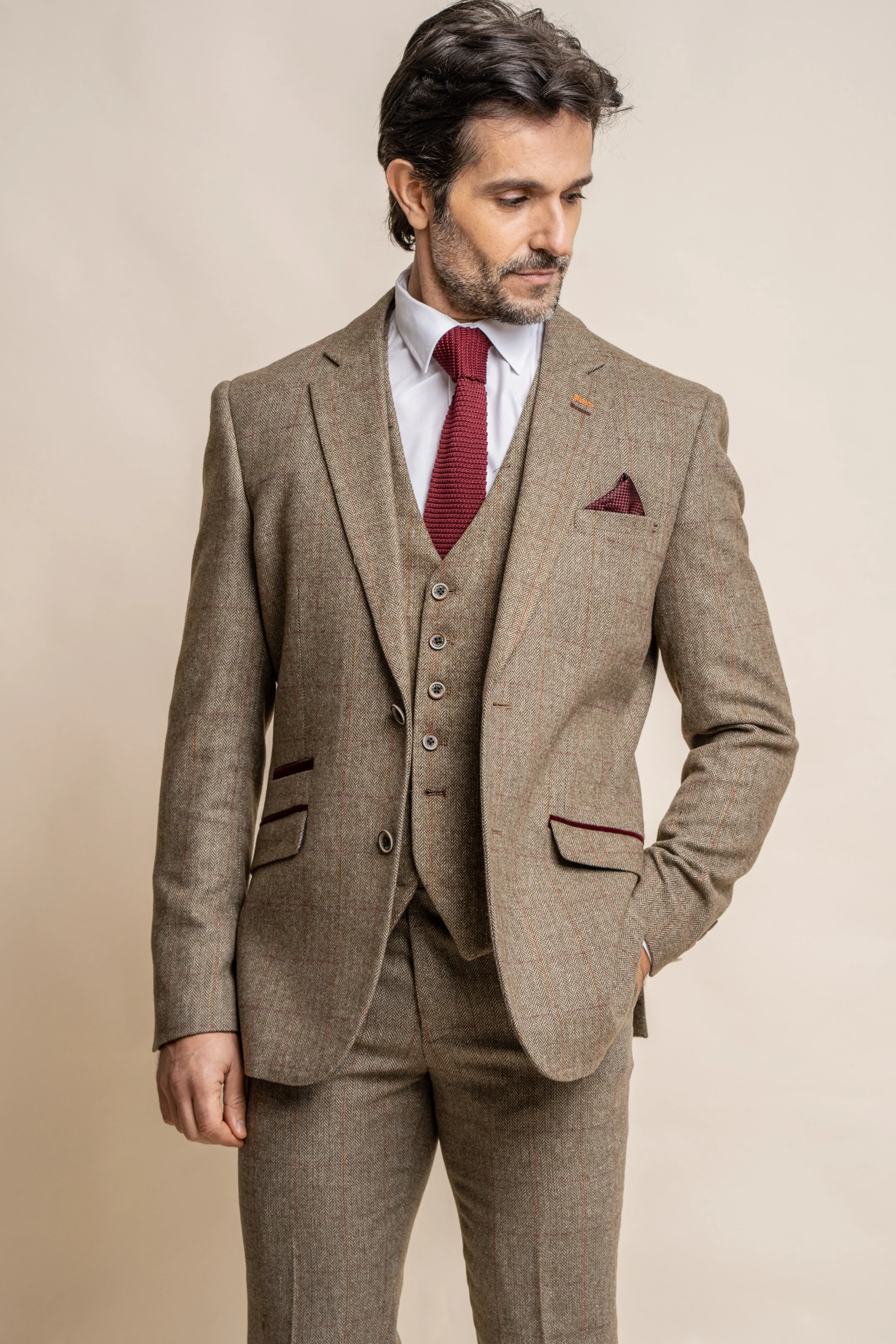 Gaston Sage Three Piece Suit - Image 4