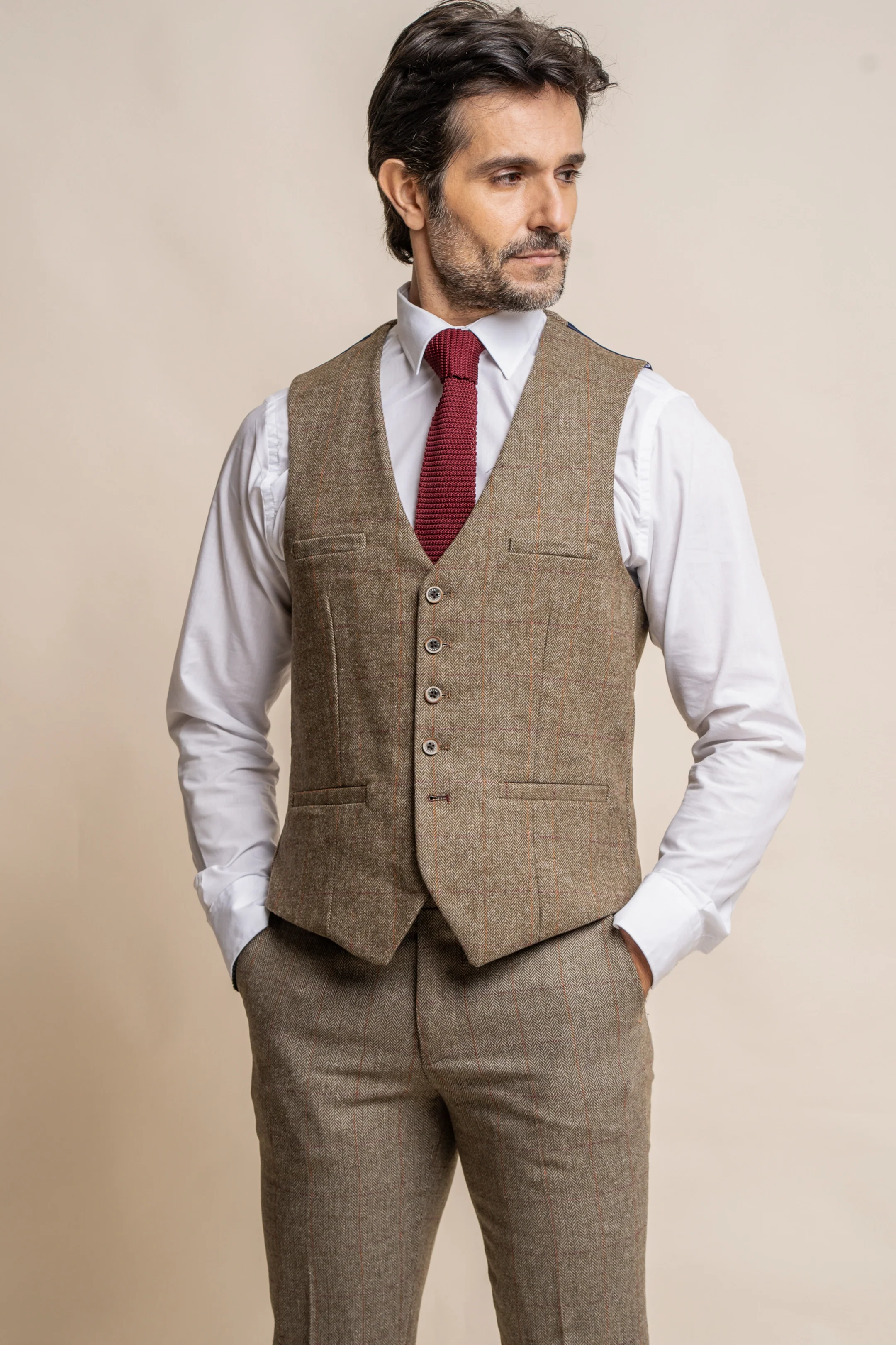 Gaston Sage Three Piece Suit - Image 5