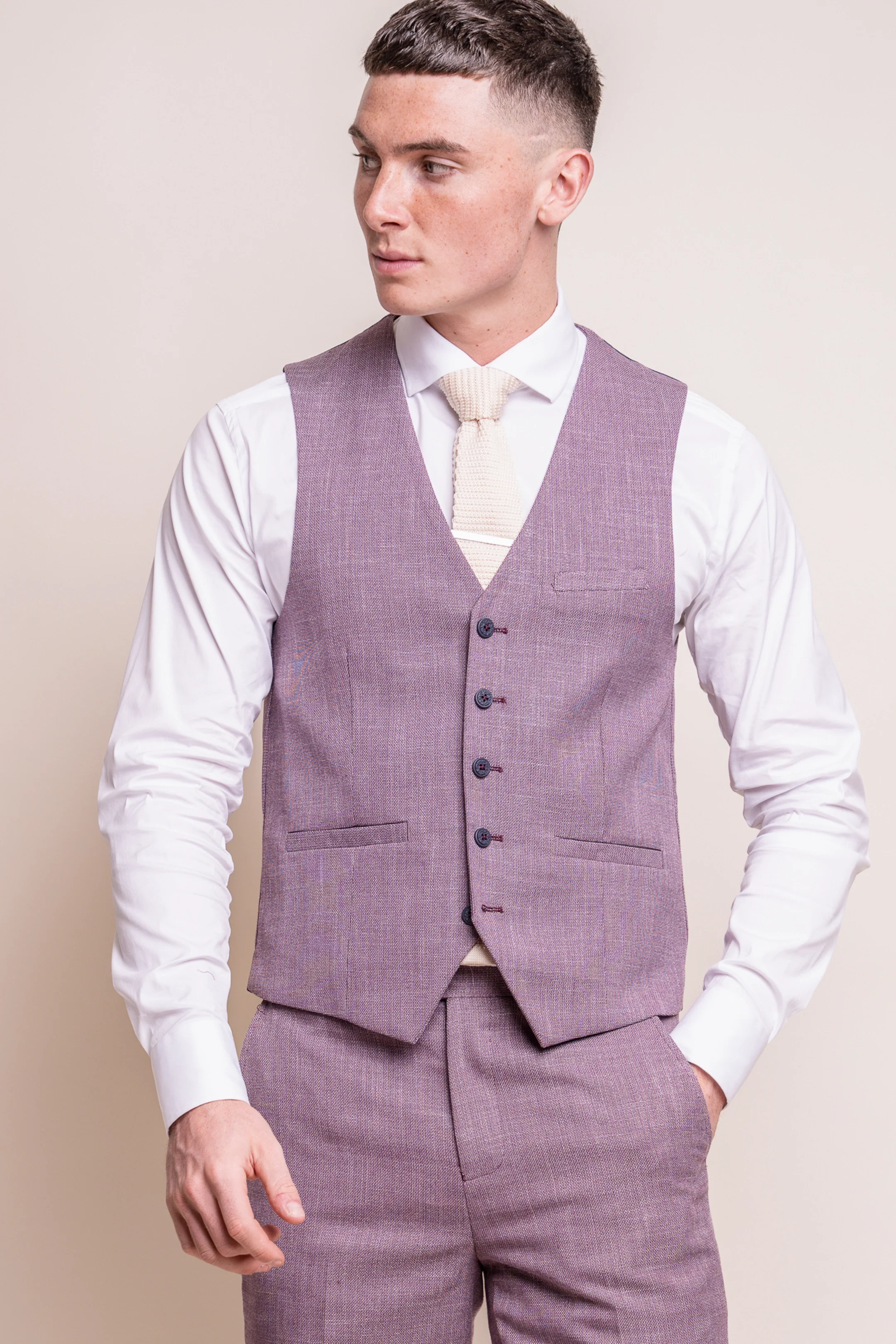 Miami Lilac Three Piece Suit - Image 3