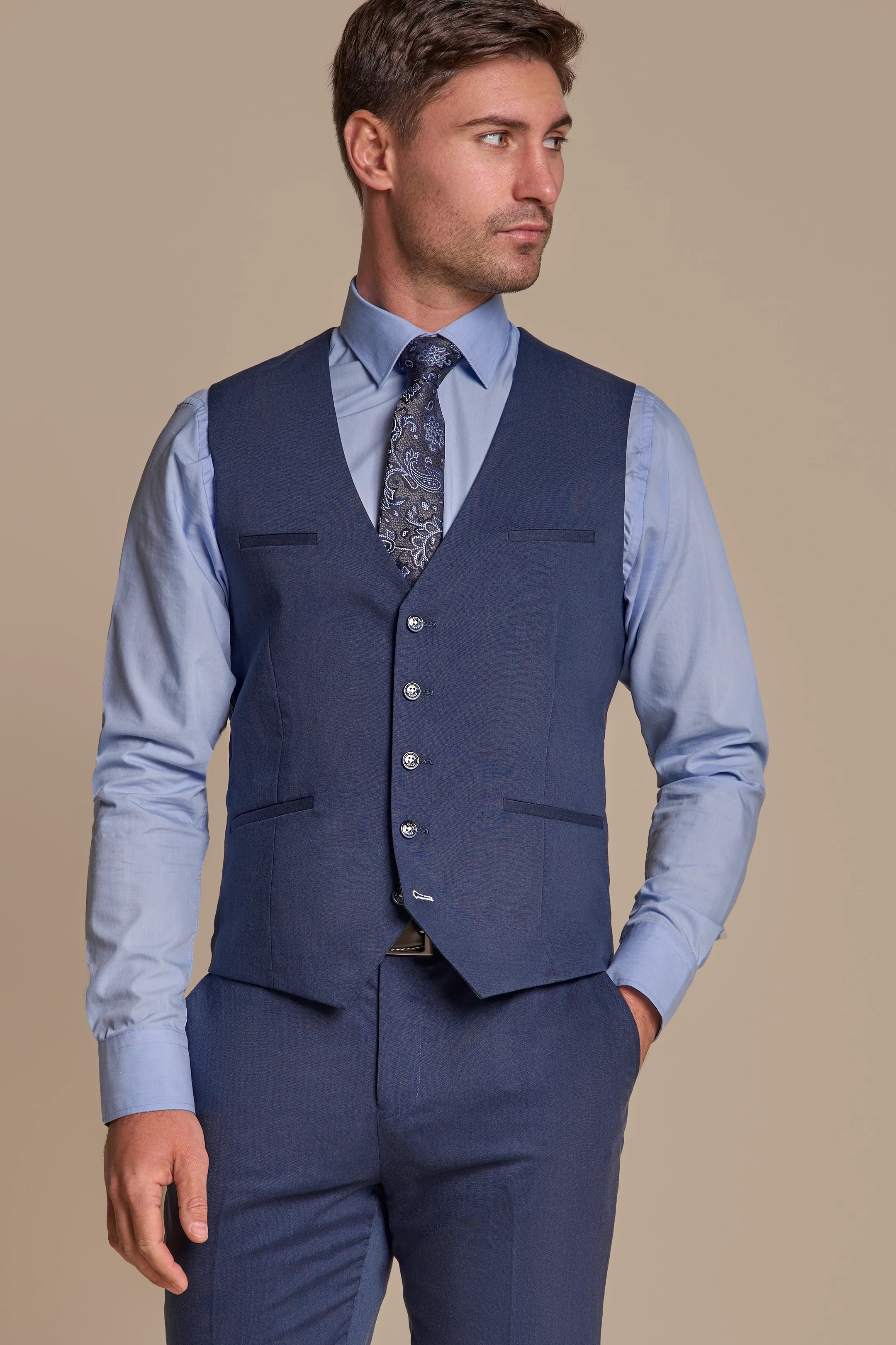 Specter Teal Three Piece Suit - Image 3