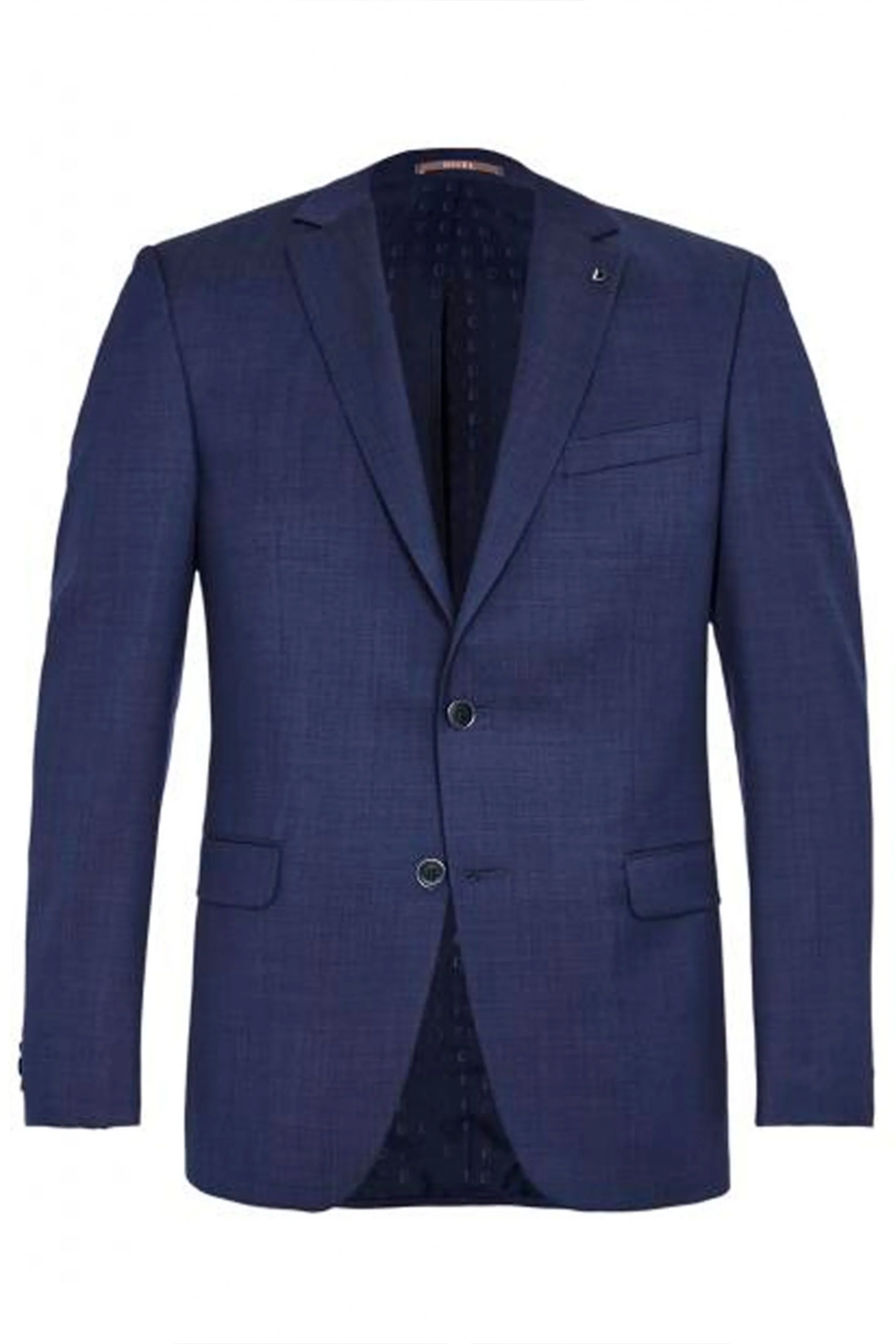 Digel Duncan Modern Fit Pure Virgin Wool Blue Jacket - Image 3