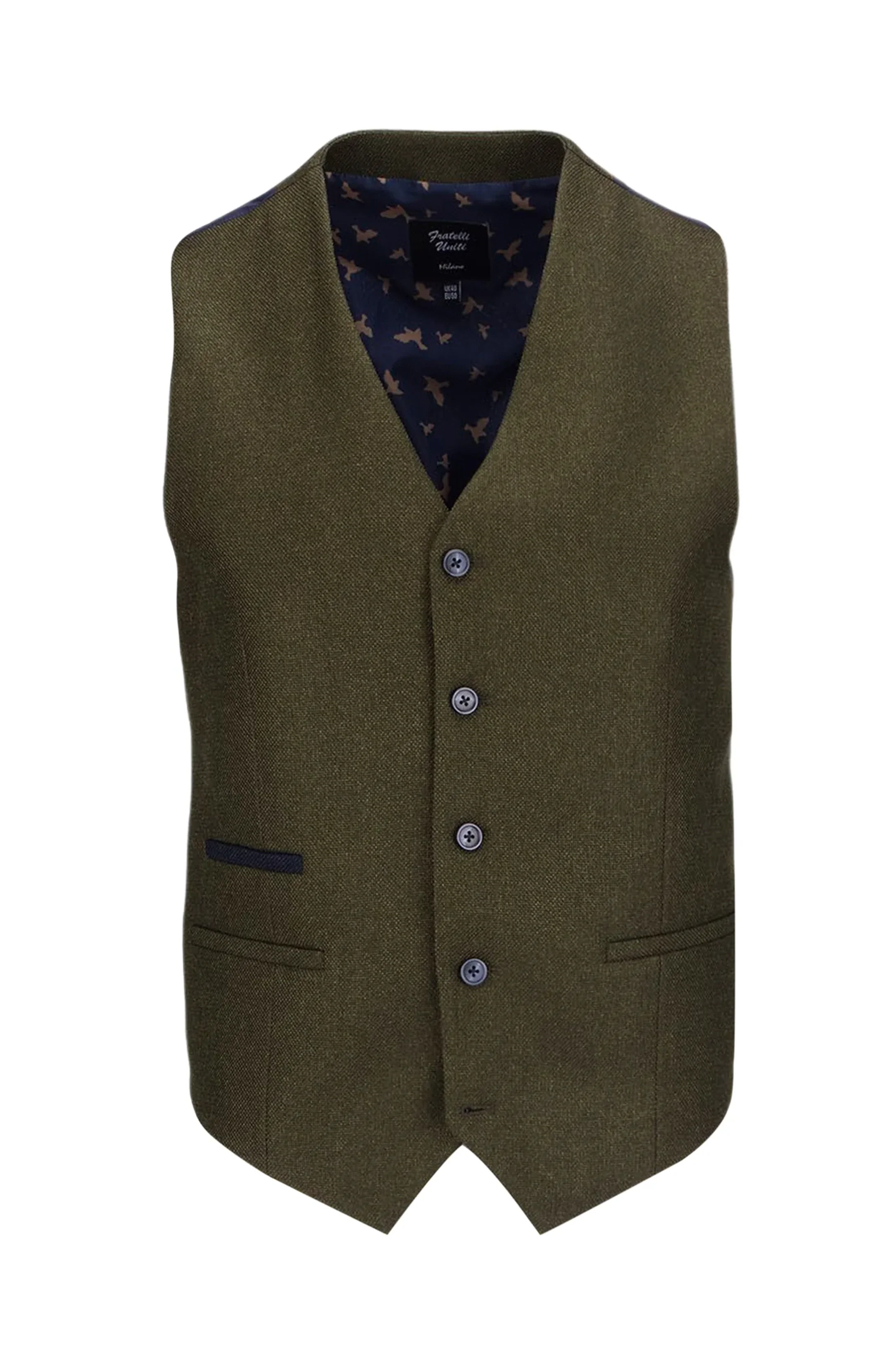 Olive 3 Piece Suit - Image 5