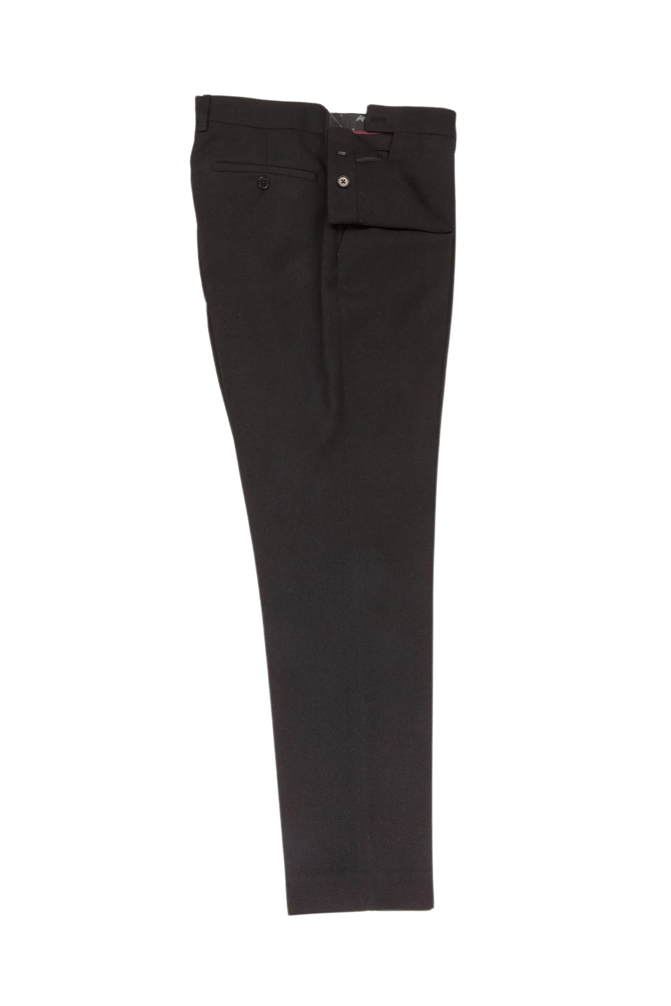 Smart Sharp Black 3 Piece Suit - Image 4