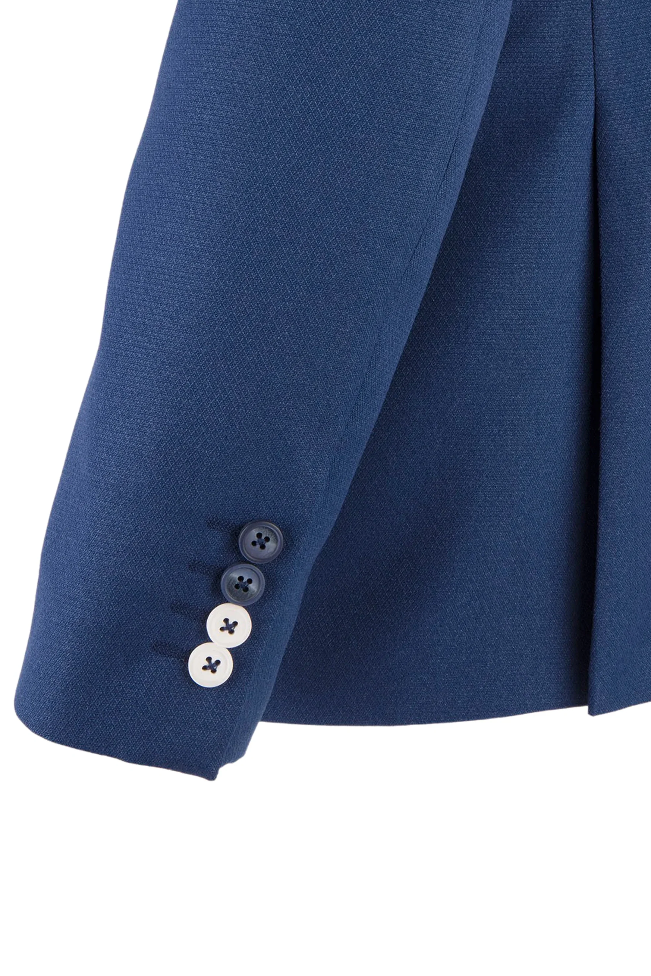 Fratelli Uniti 1054 Smart Sharp Textured Blue Blazer - Image 4