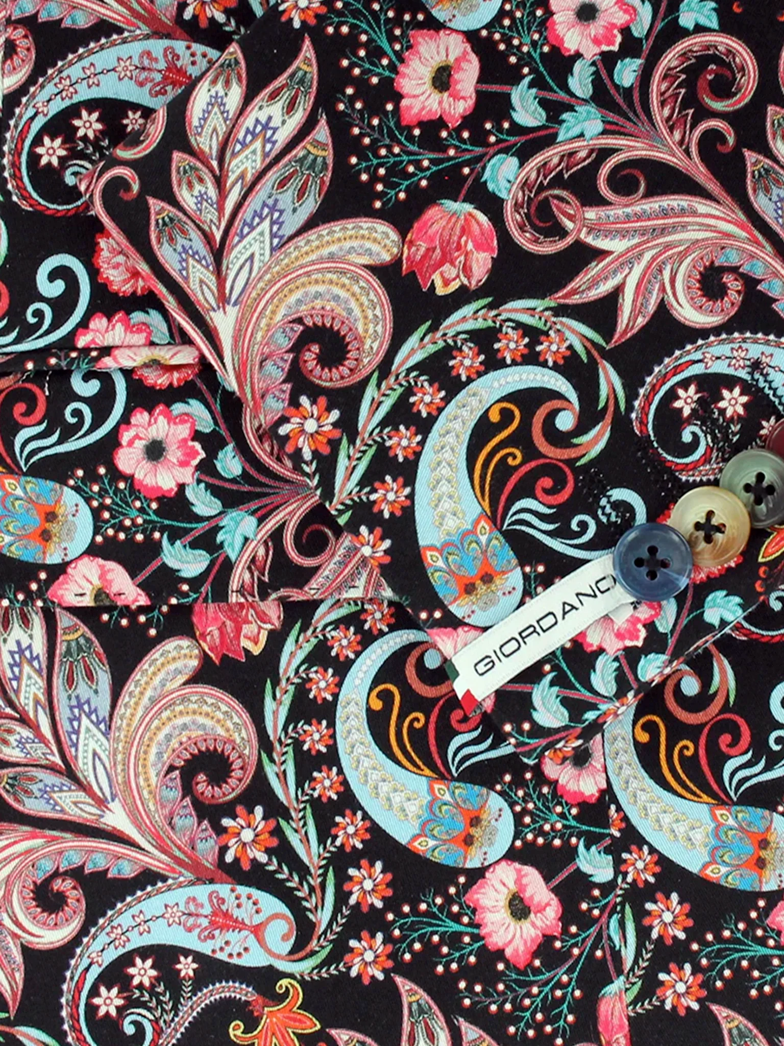 Giordano Robert Paisley Blazer - Image 4