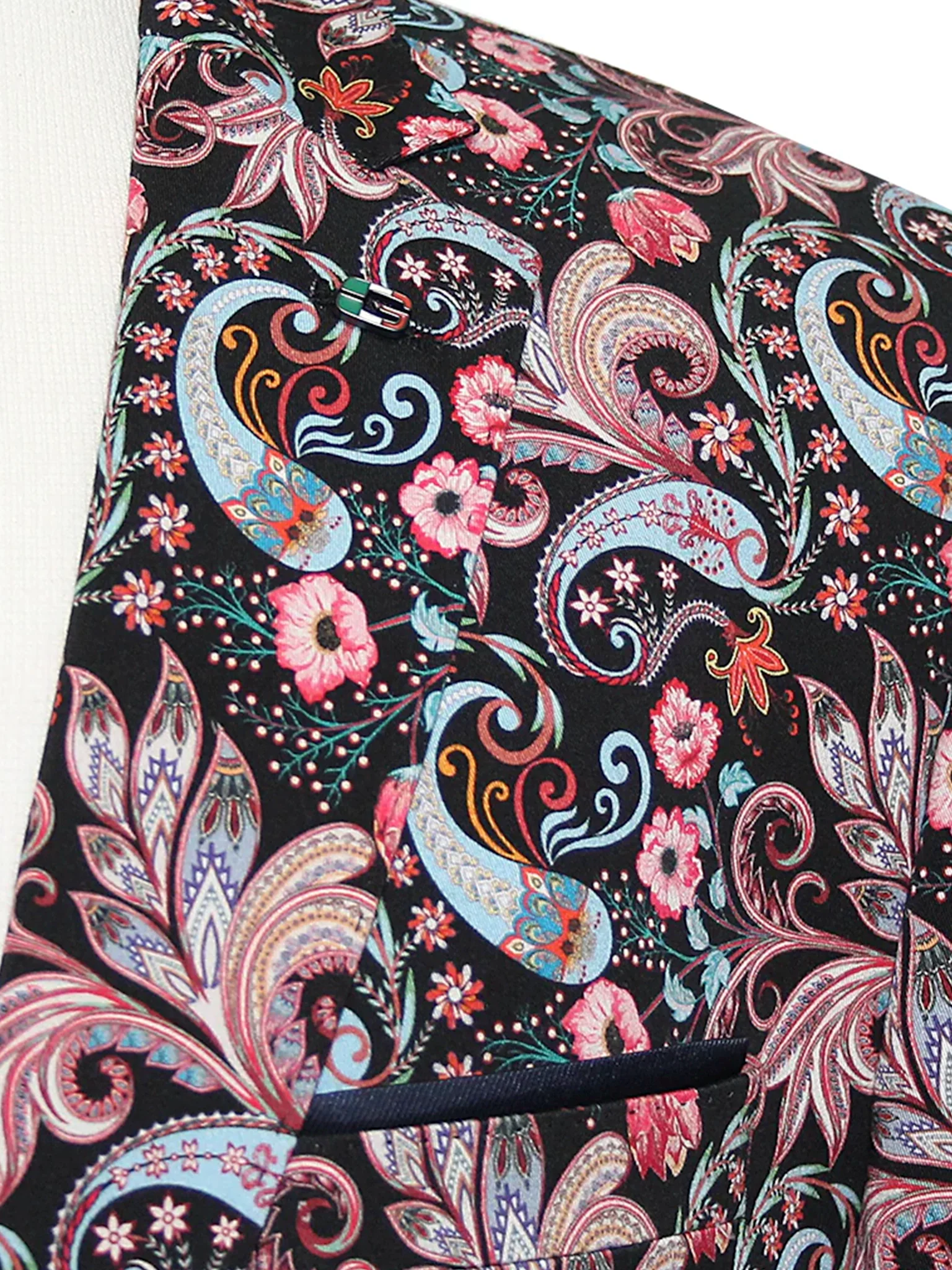 Giordano Robert Paisley Blazer - Image 5