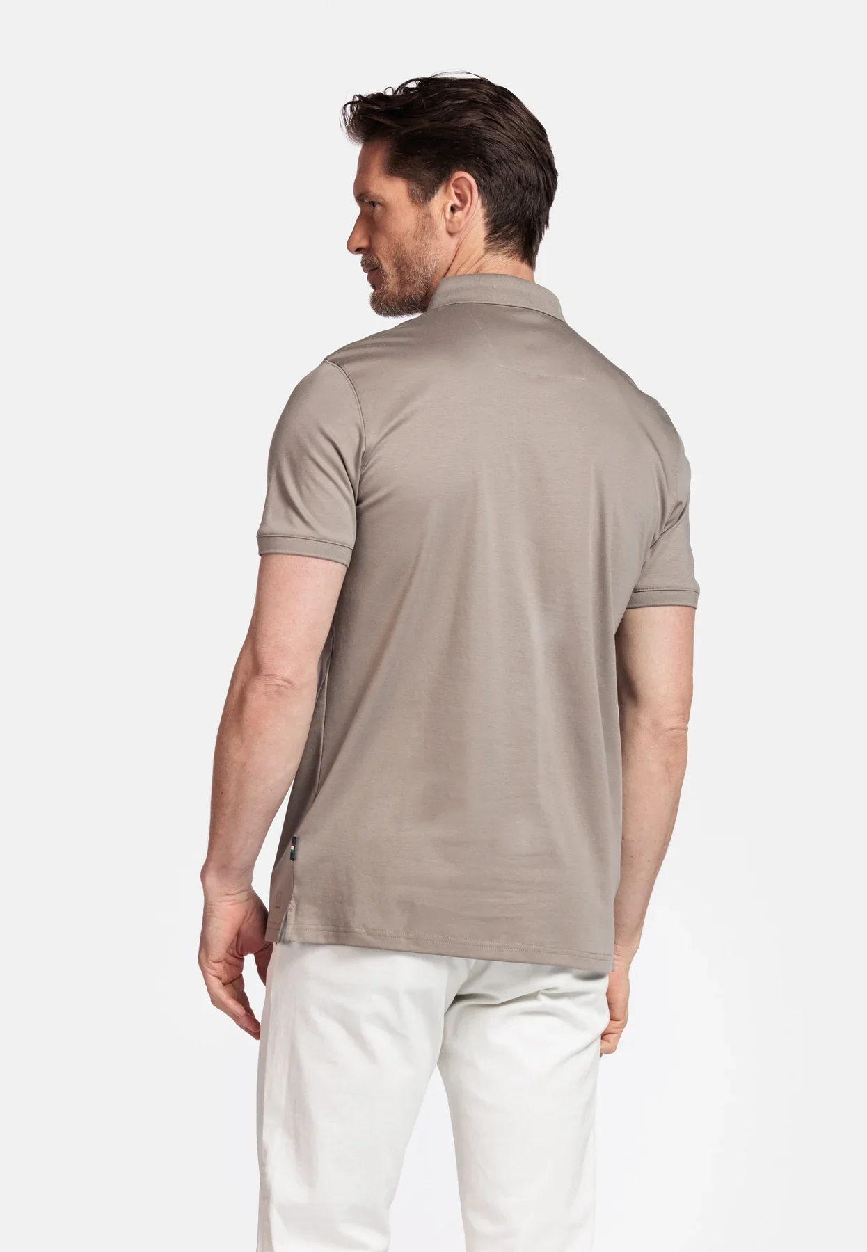 Giordano Short Sleeve Plain Tan Polo - Image 3