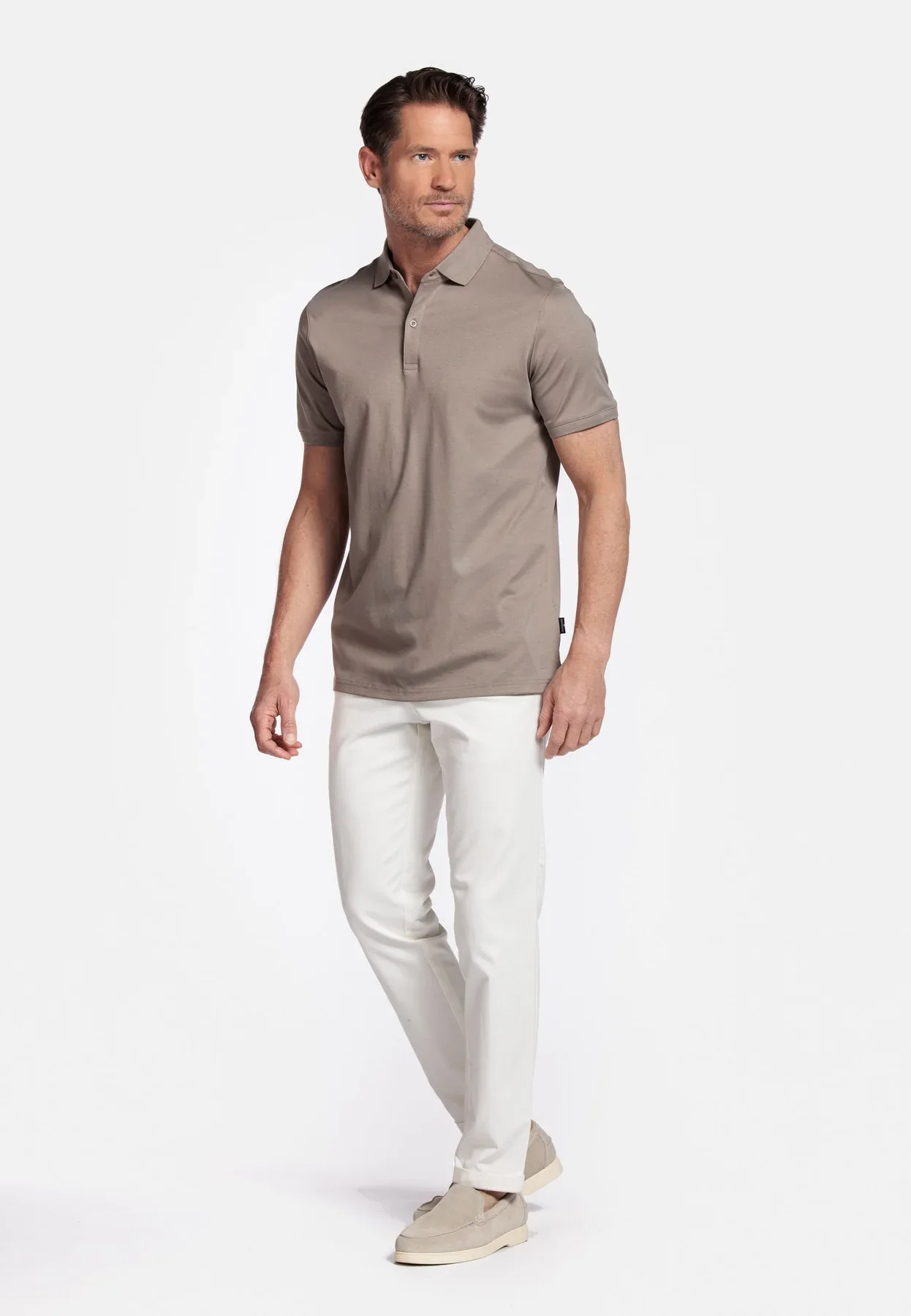 Giordano Short Sleeve Plain Tan Polo - Image 5