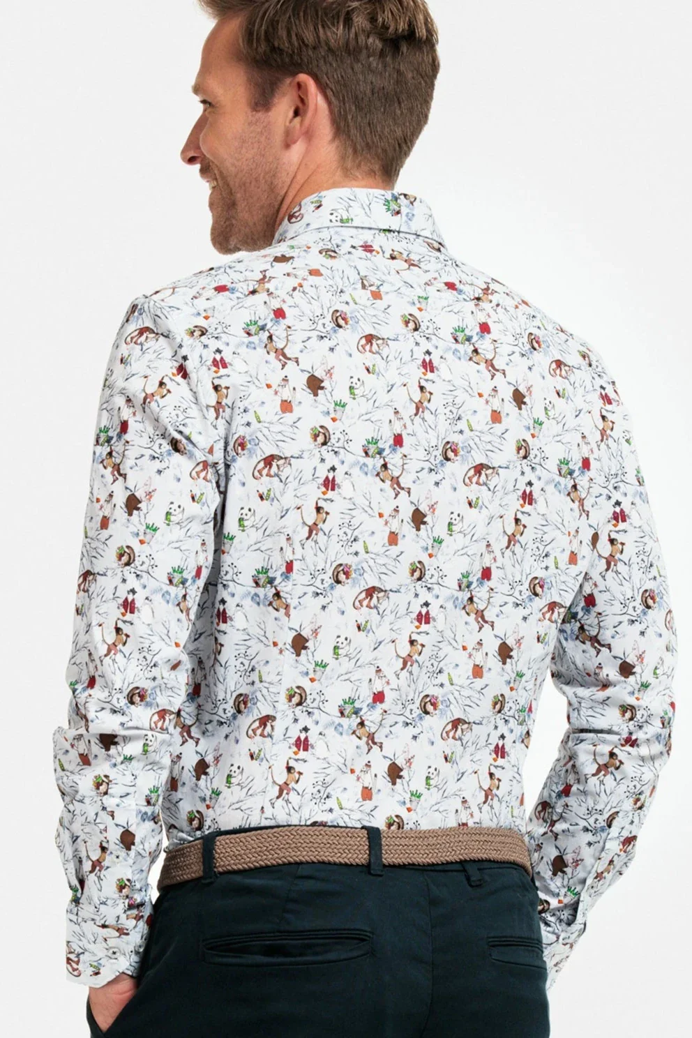 Giordano Winter Scene Print Shirt - Image 3