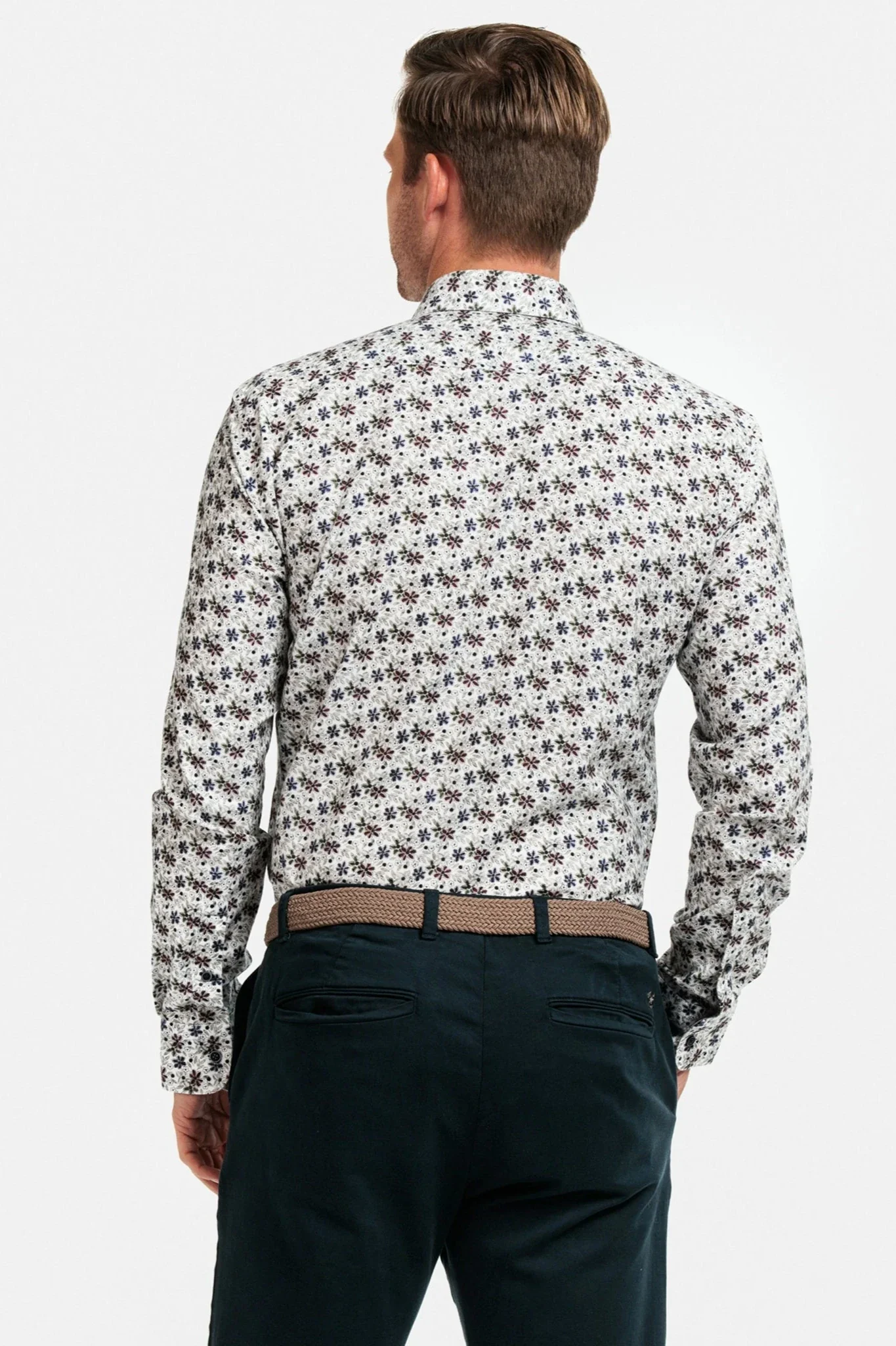 Giordano Winter White Long Sleeve Print Shirt - Image 3