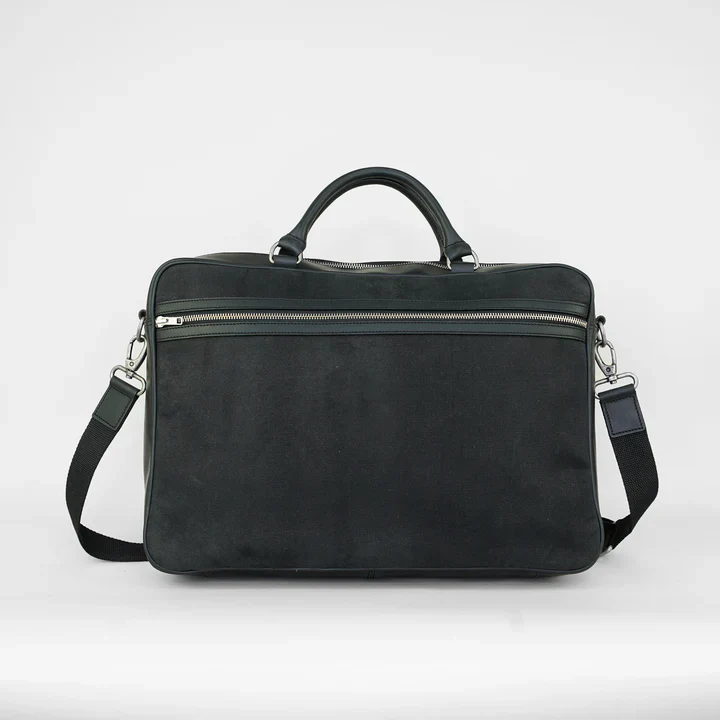 Grey Harris Tweed Briefcase - Image 7