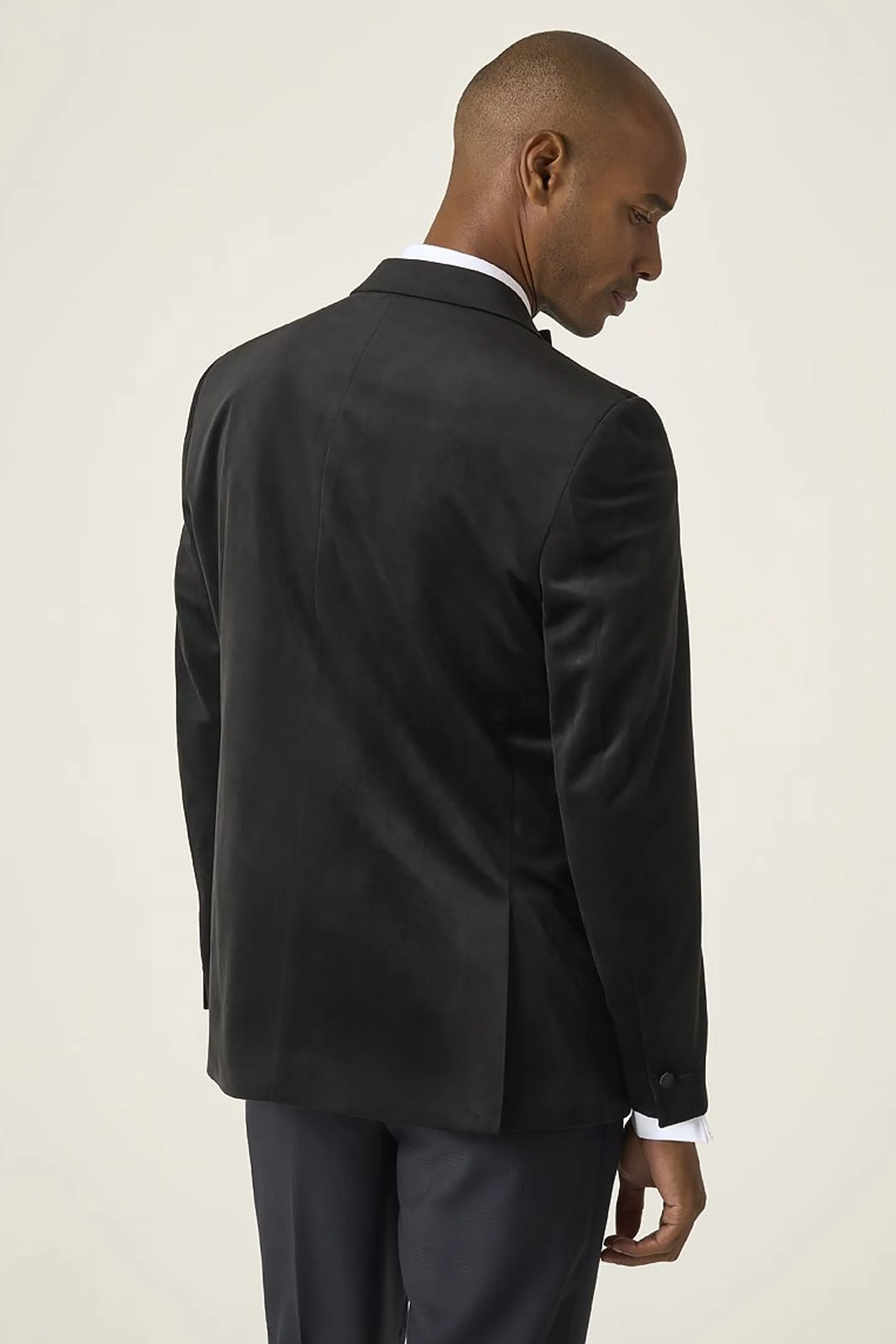 Jive Black Velvet Tailored Jacket - Image 3