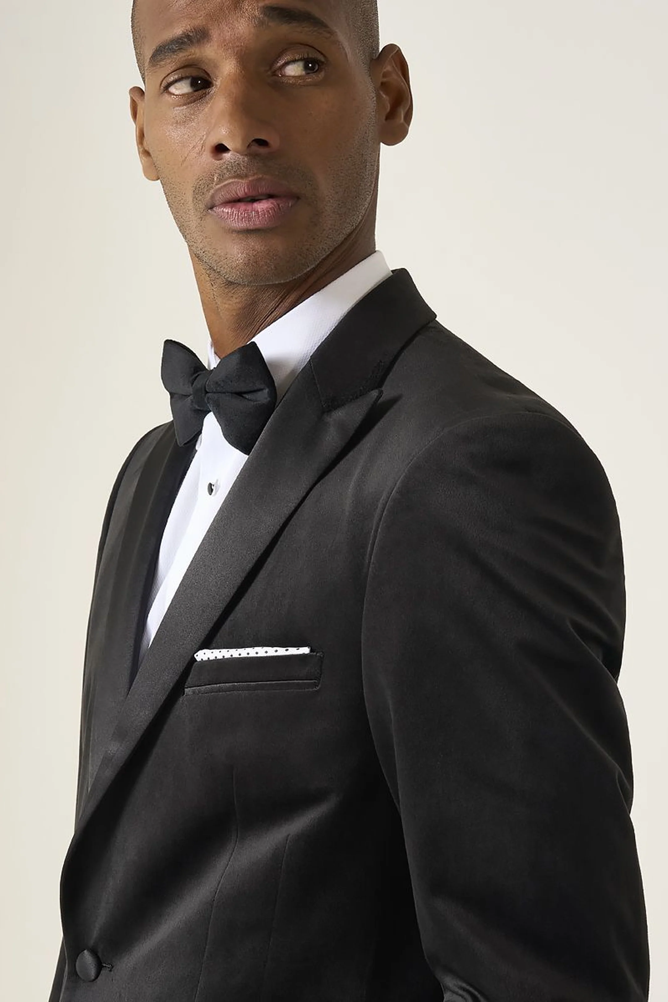 Jive Black Velvet Tailored Jacket - Image 6