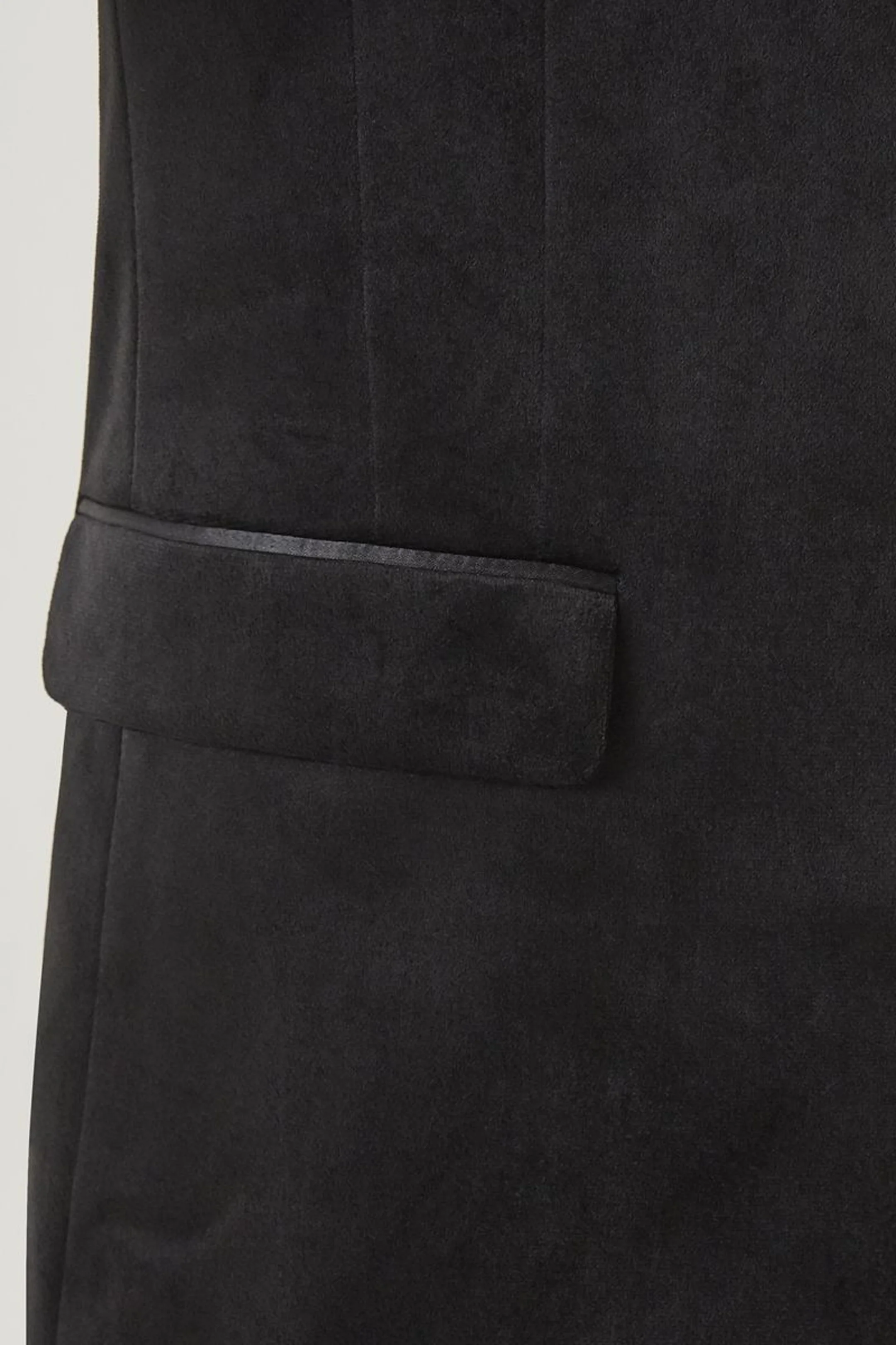 Jive Black Velvet Tailored Jacket - Image 8