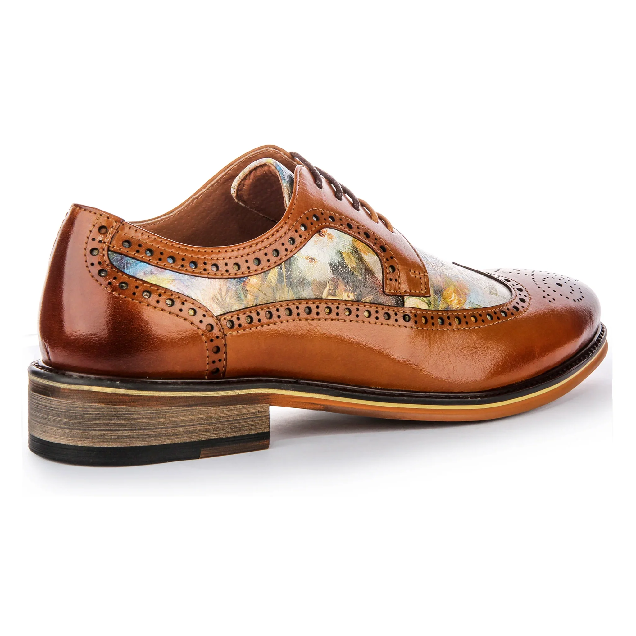 Scott Leather Brogues in Brown - Image 3