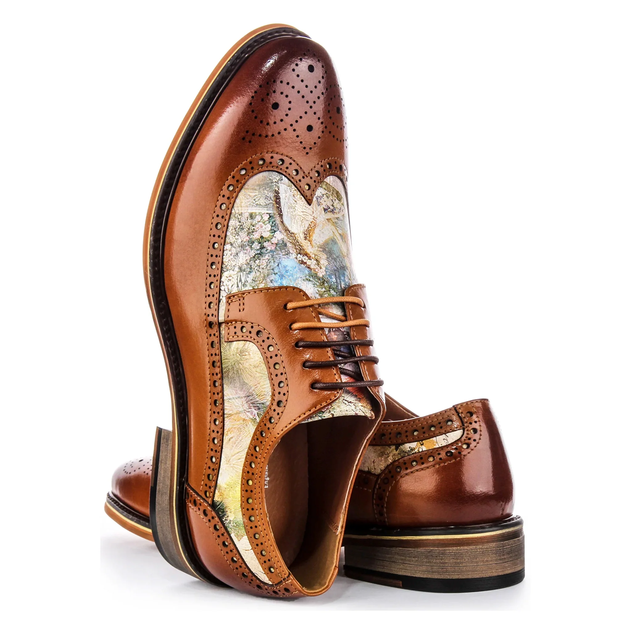 Scott Leather Brogues in Brown - Image 4