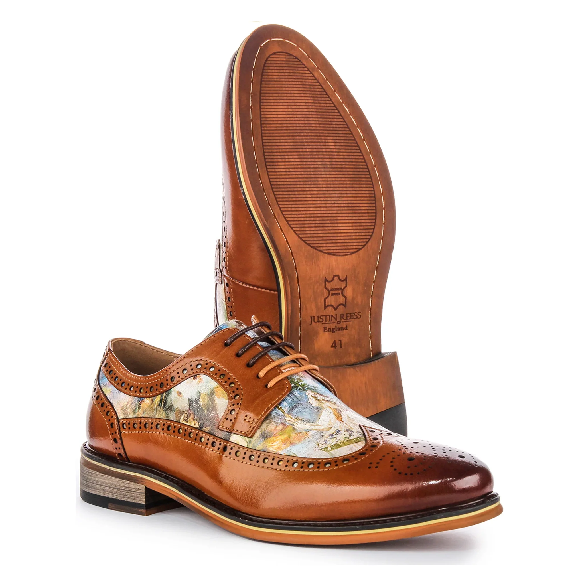 Scott Leather Brogues in Brown - Image 5