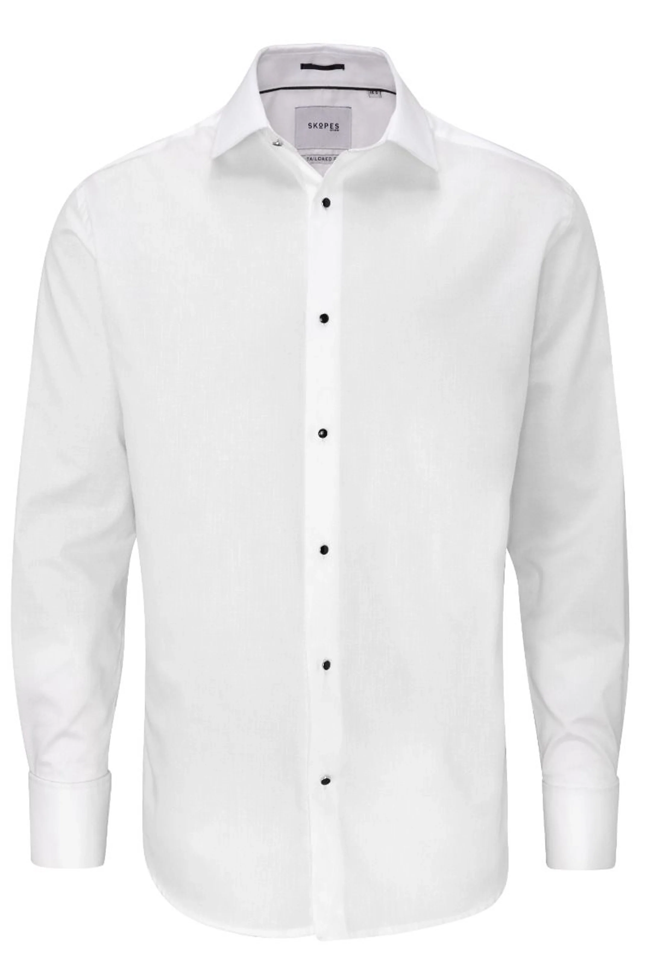 Luxury Tailored White Dress Shirt - Image 4