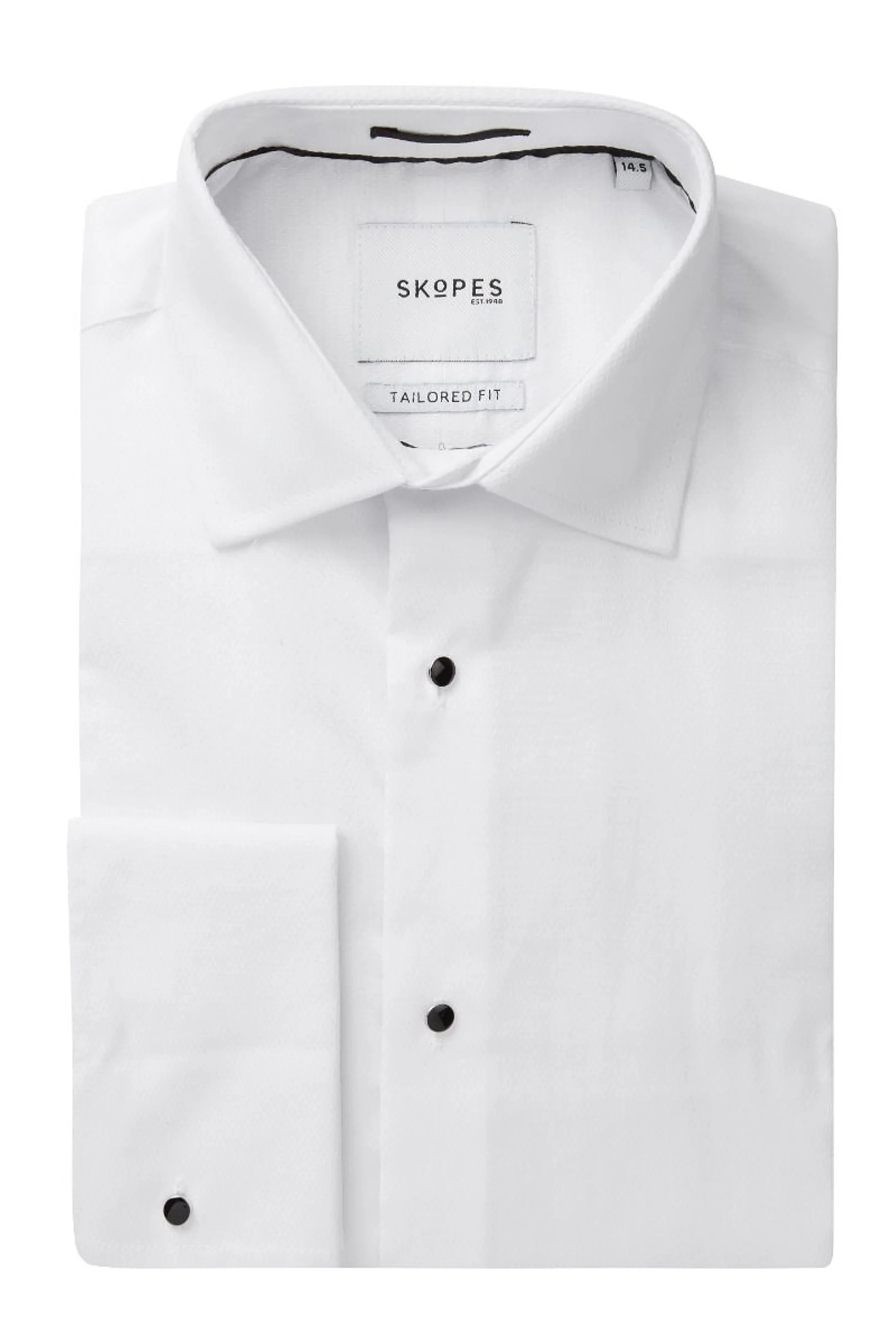 Luxury Tailored White Dress Shirt - Image 6