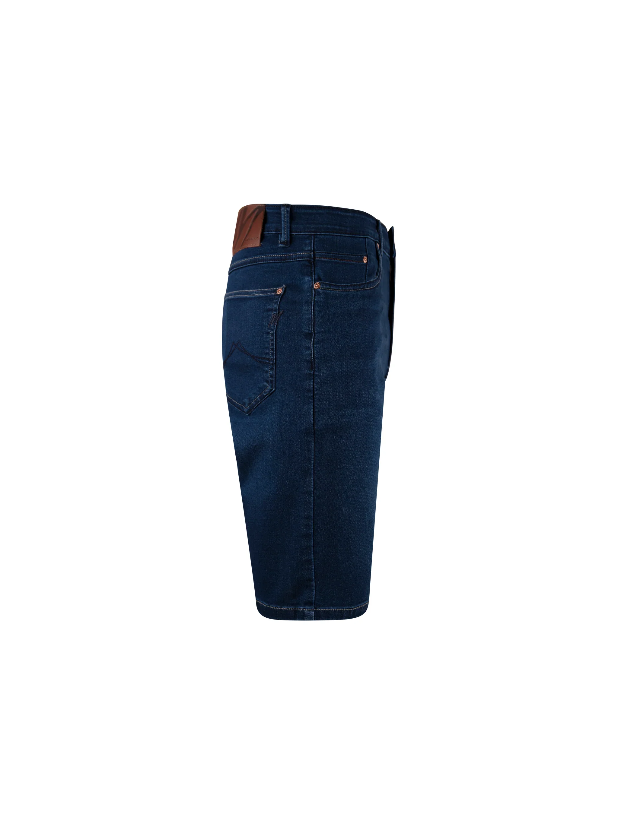Mish Mash High Stretch Paul Blue Azure Denim Shorts - Image 6