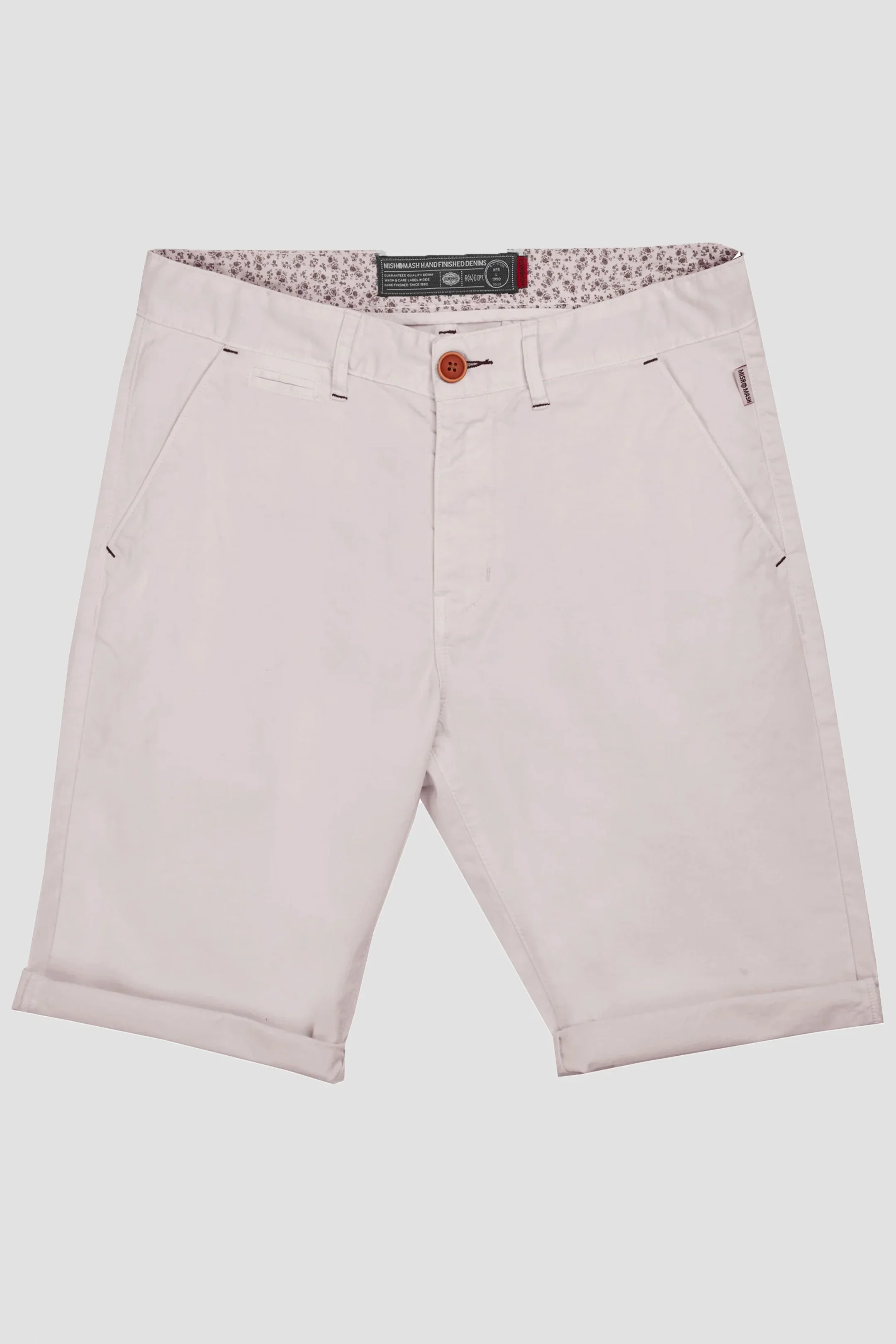 Mish Mash Bark Mid Stretch Weymouth Chino Shorts - Image 4