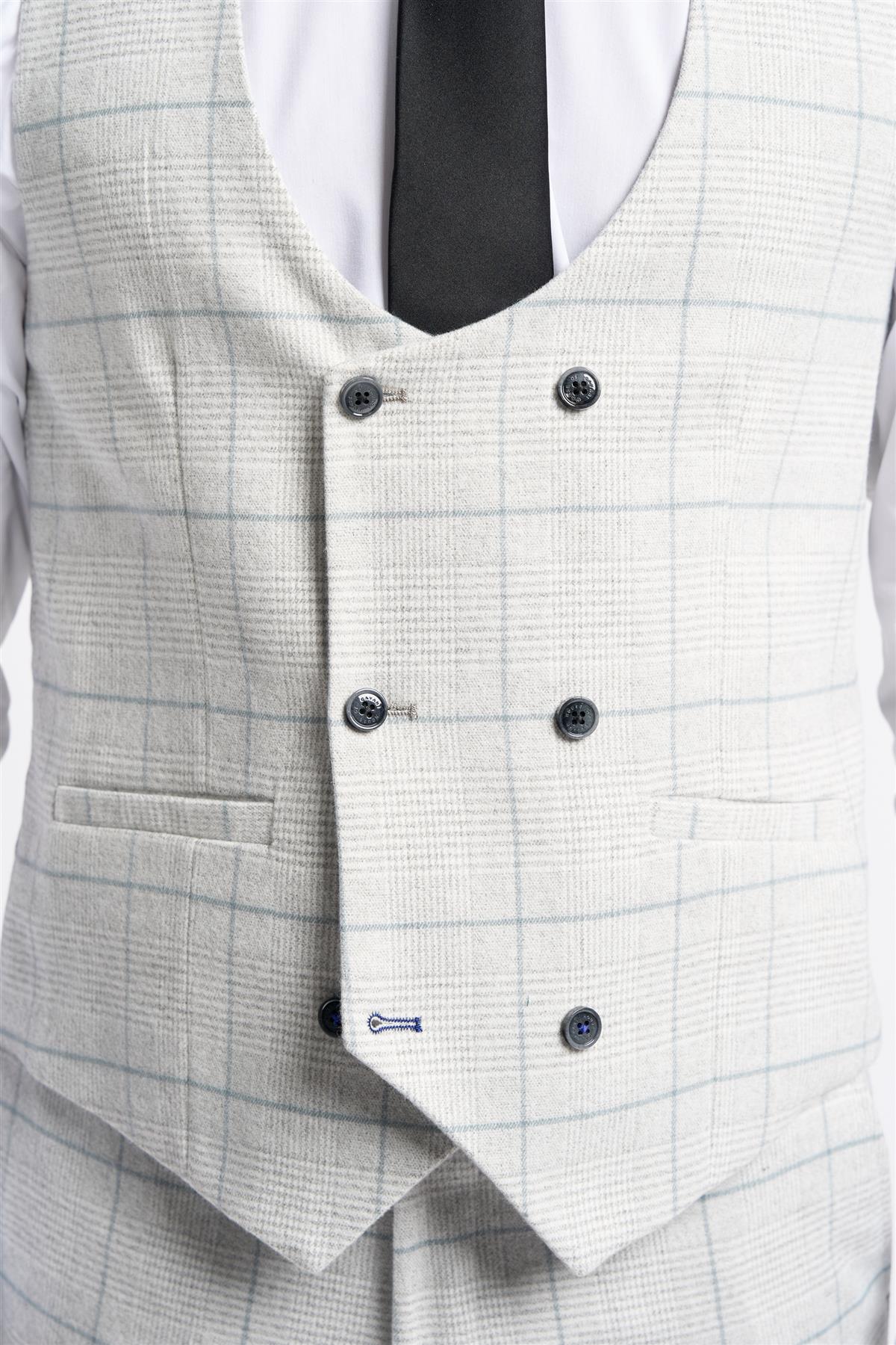Radika Check Waistcoat - Image 3
