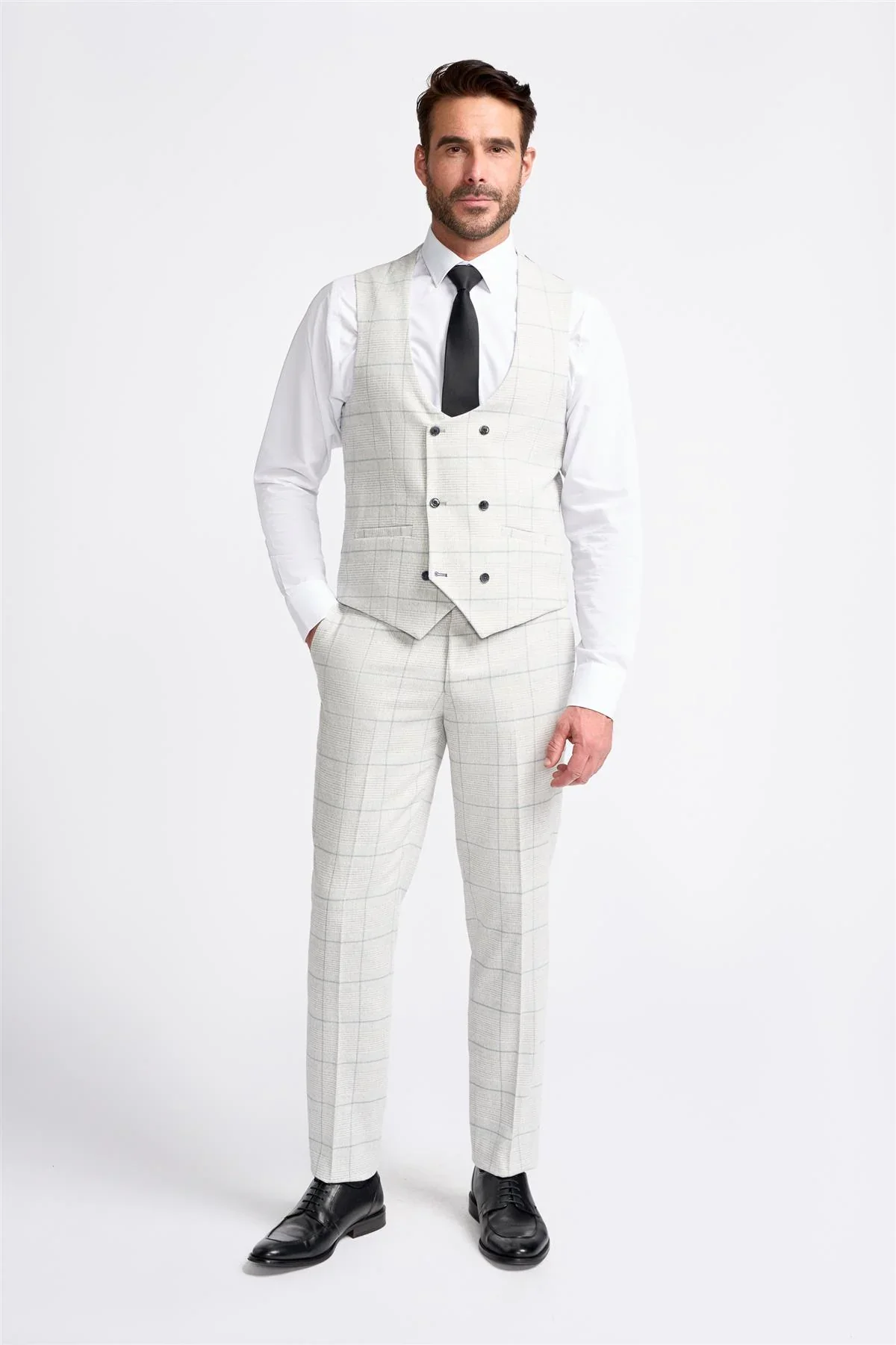 Radika Check Waistcoat - Image 5