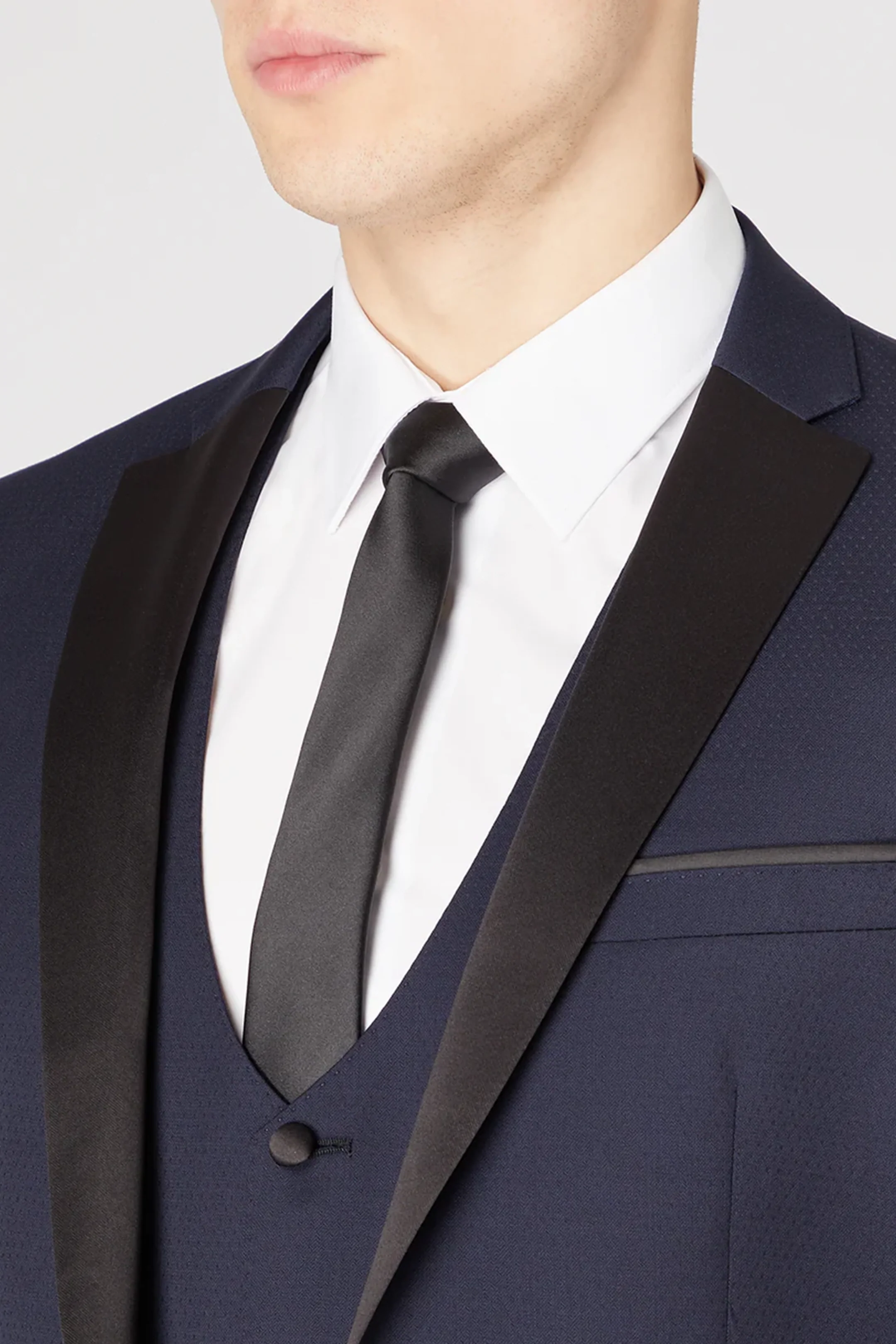 Remus Uomo Rocco Wool-Rich Navy 2-Piece Dinner Suit - Image 3