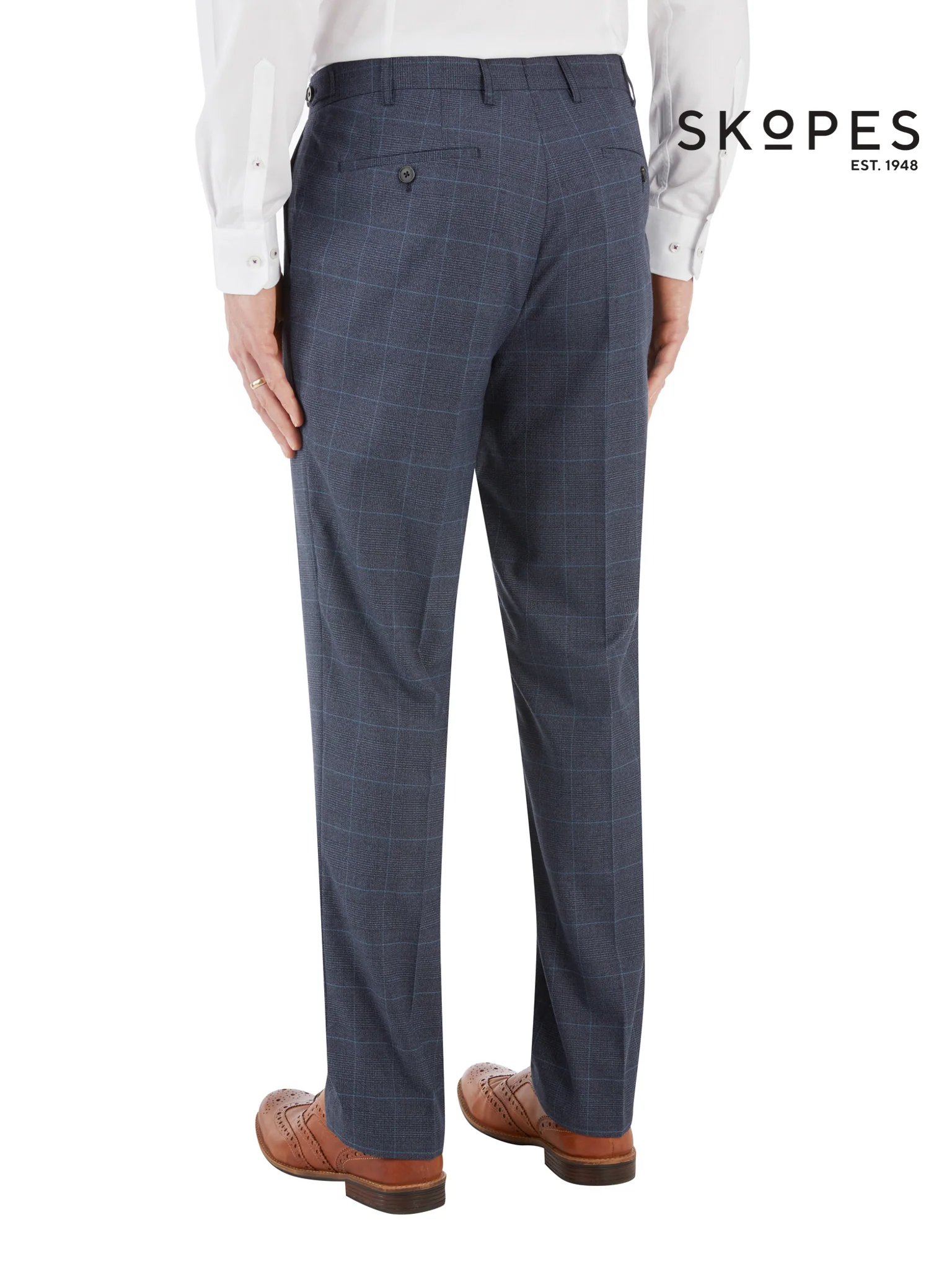 Anello Suit Blue Check - Image 5