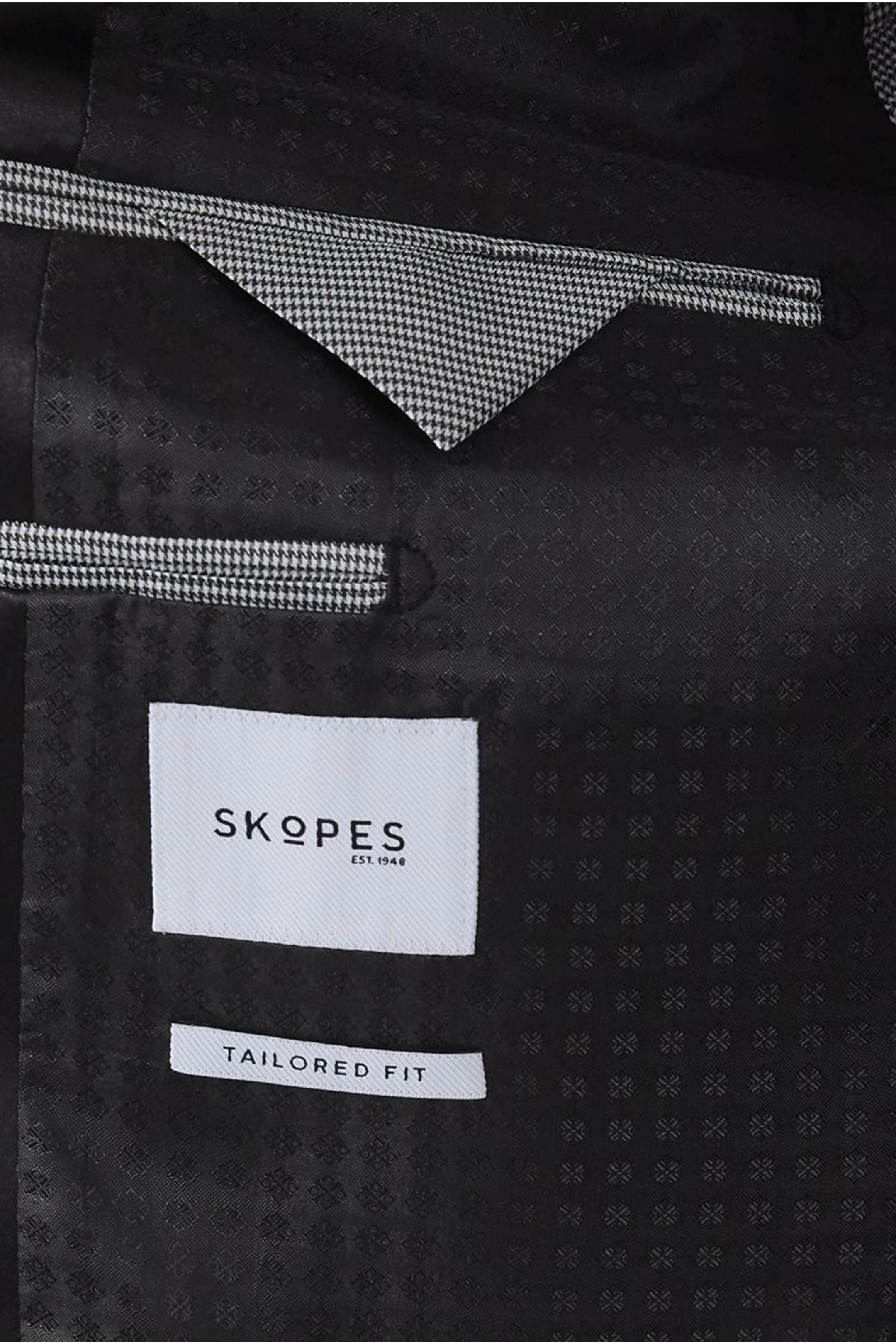 Newman Tailored Black Check Dinner Suit - Image 6